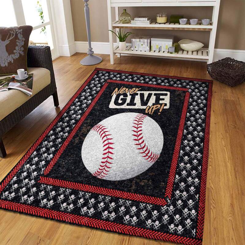 Baseball Rug -  Chussin | Home Decor Easily