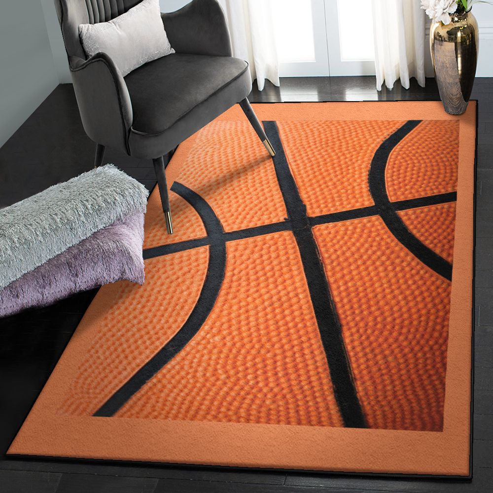 Basketball Hoop Large Area Rugs, Basketball Rug | Home Decor Easily