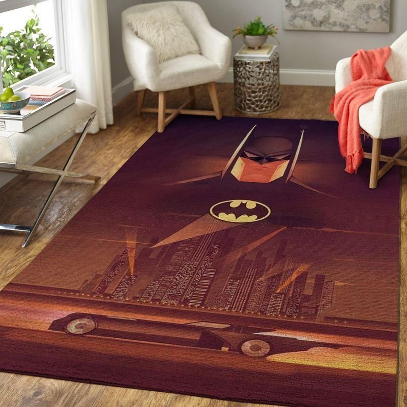 Batman Marvel 10 Area Rug And  Chussin | Home Decor Easily