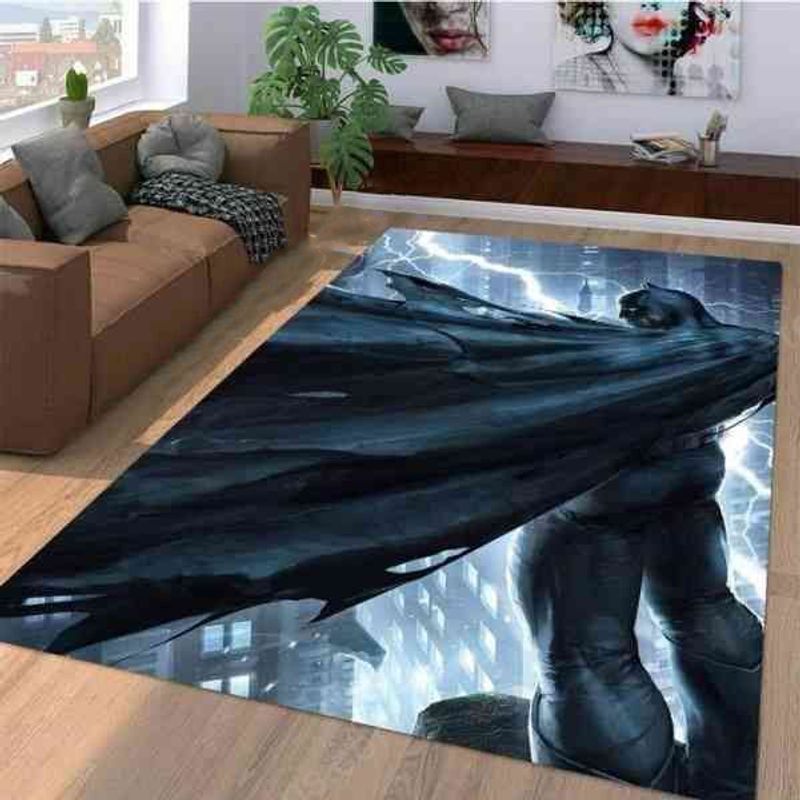 Batman Marvel 11 Area Rug And  Chussin | Home Decor Easily