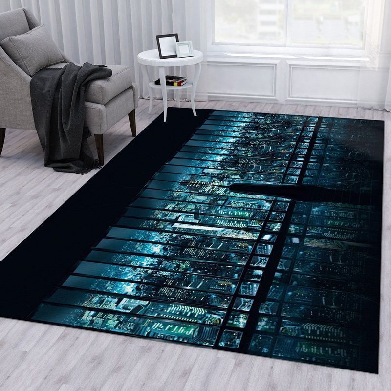 Batman Marvel 7 Area Rug And  Chussin | Home Decor Easily