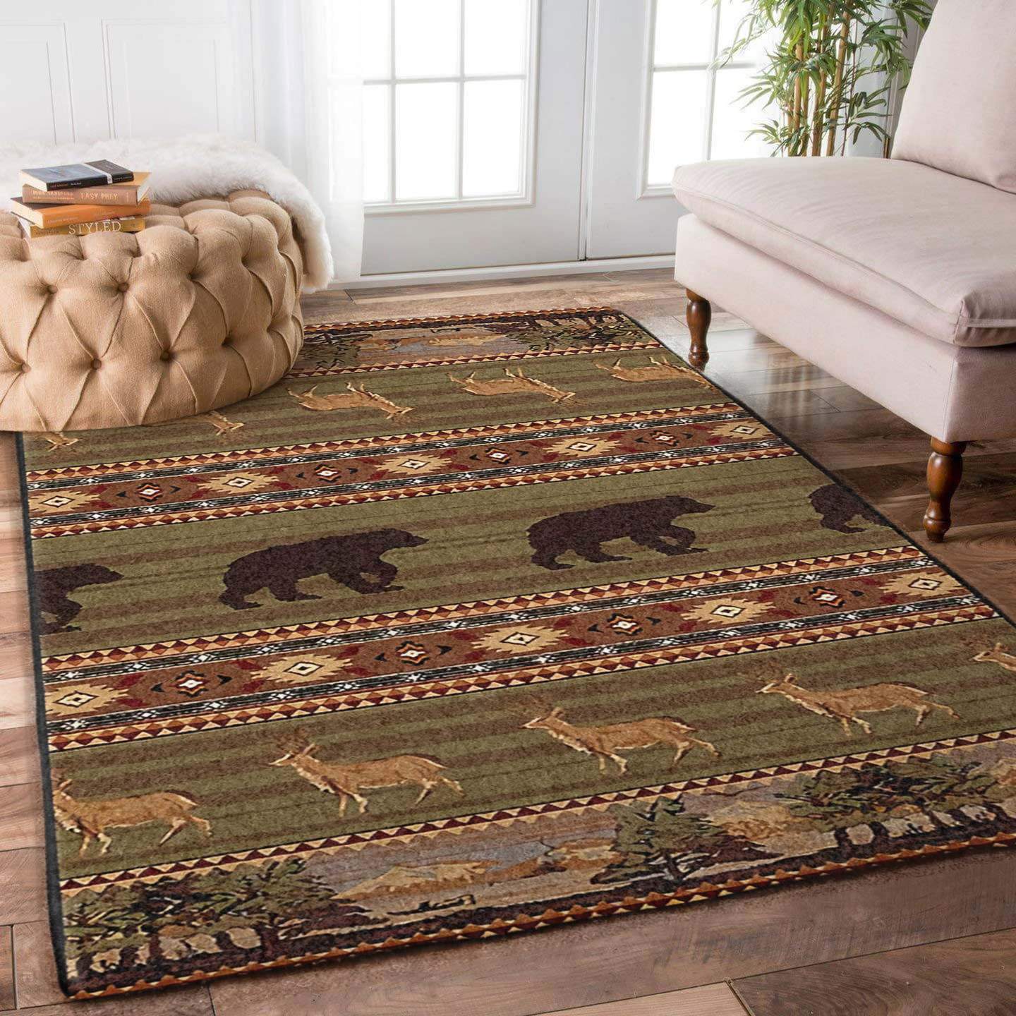 Bear And Deer Limited Edition Rug - Chussin | Home Decor Easily