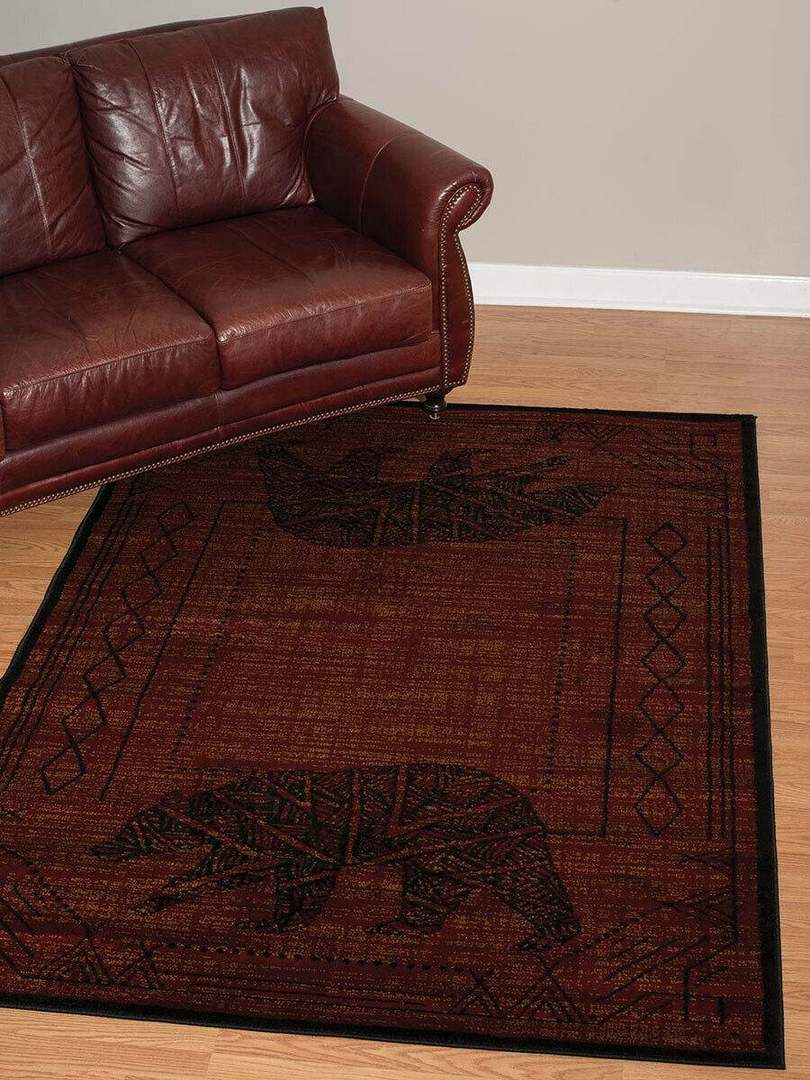 Bear Cave Red Limited Edition Rug - Chussin | Home Decor Easily