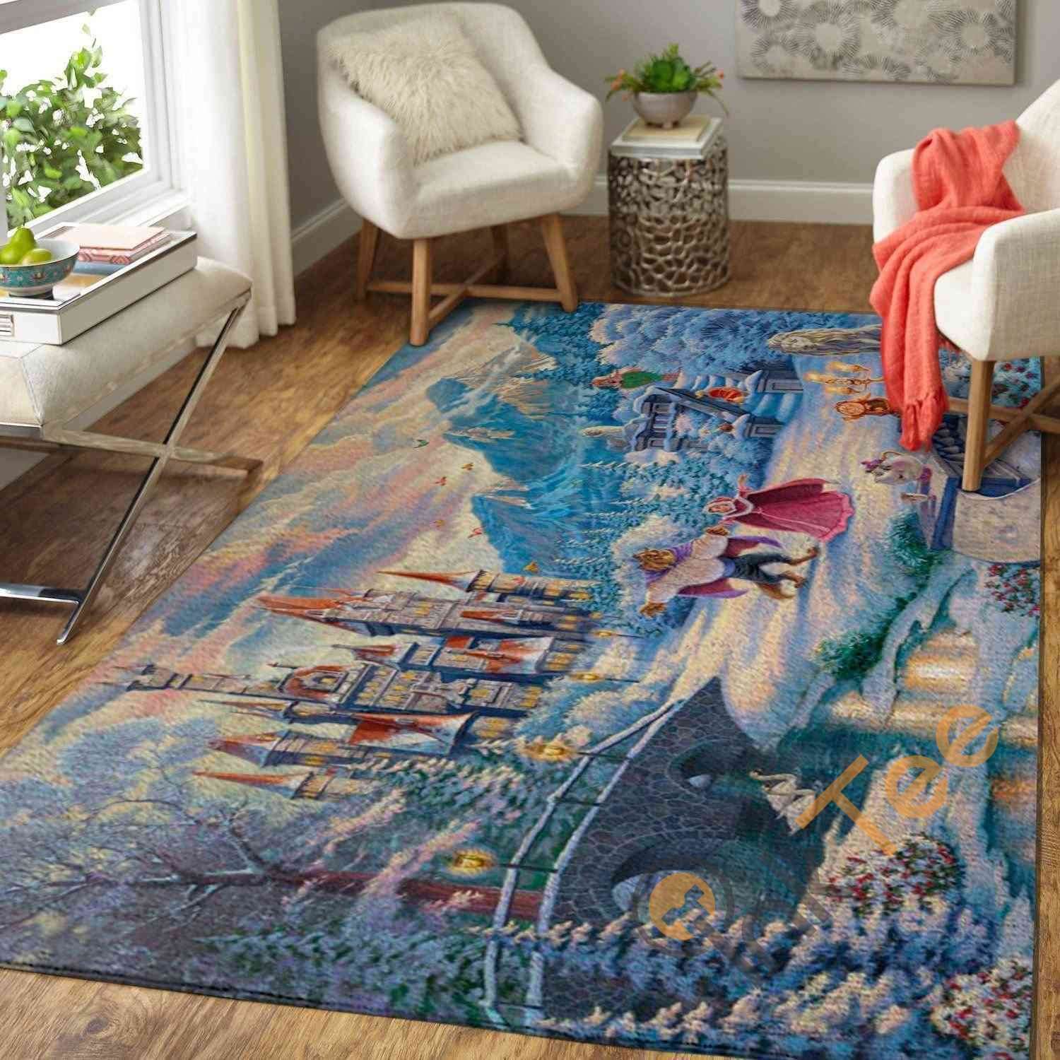 Beauty And The Beast Area Rug -  Chussin | Home Decor Easily