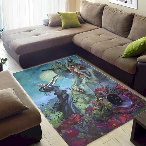 Black Panther Ver1 Movie Area Rug Bedroom Rug Area Rug  Chussin | Home Decor Easily