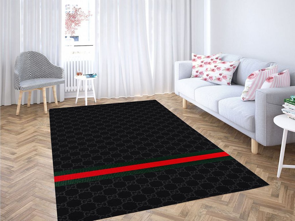 Black Red Background Living Room Modern Carpet Rug - Chussin | Home Decor Easily