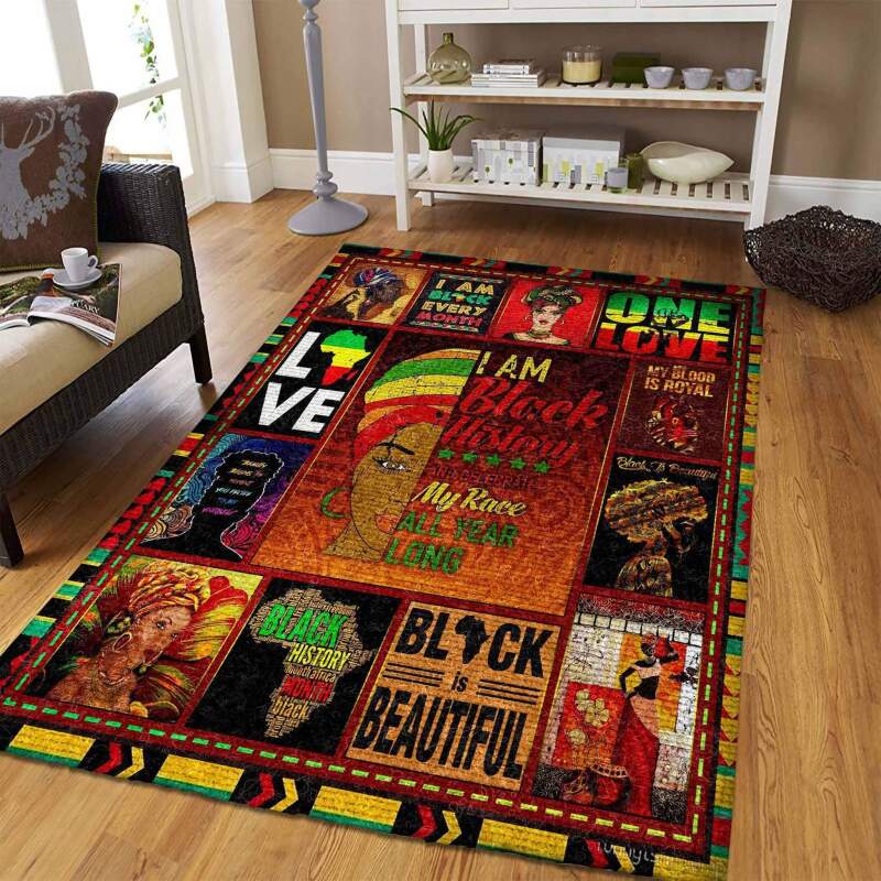Black Women Limited Edition Rug -  Chussin | Home Decor Easily