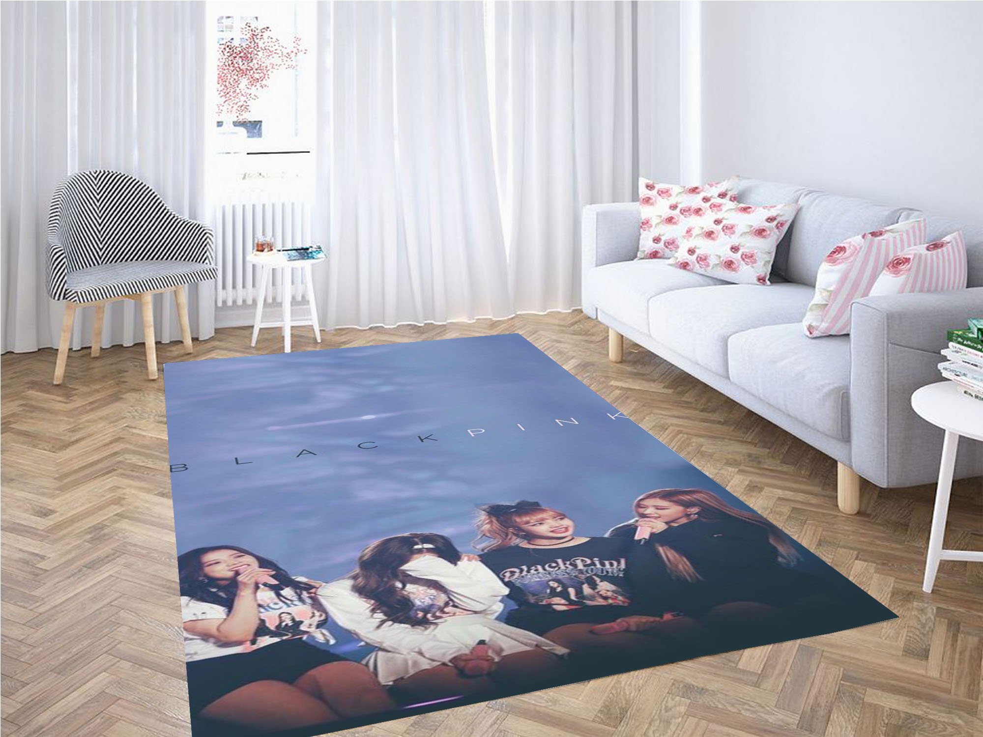 Blackpink Wallpaper Carpet Rug -  Chussin | Home Decor Easily