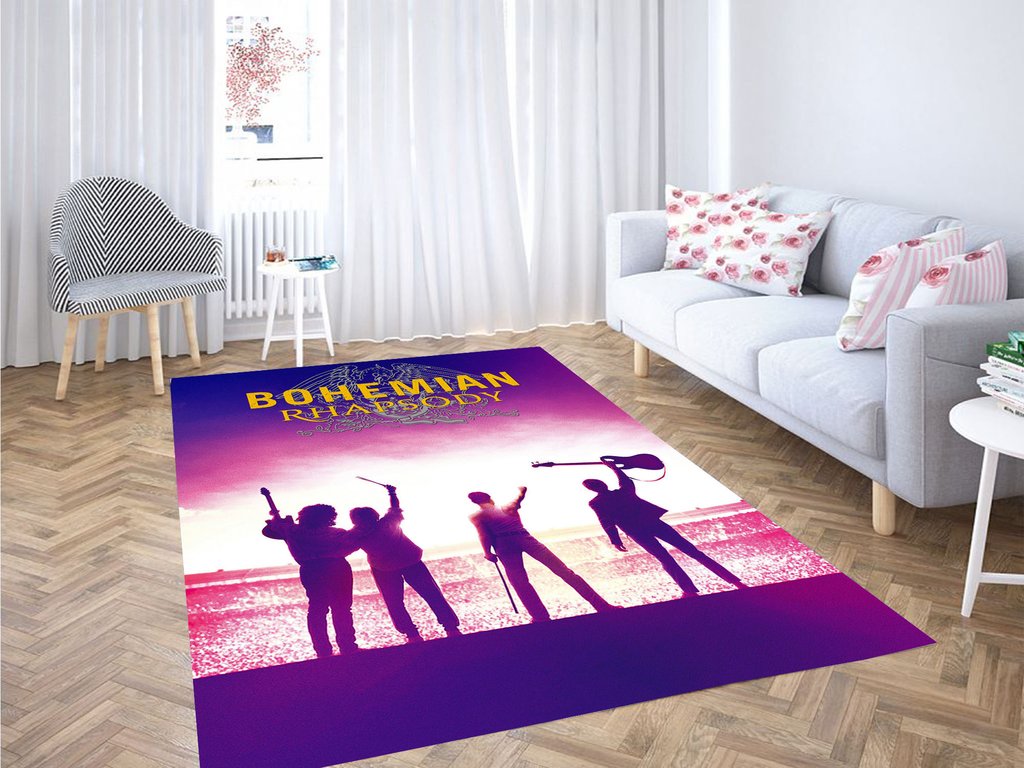 Bohemian Rhapsody Movie Living Room Modern Carpet Rug - Chussin | Home Decor Easily