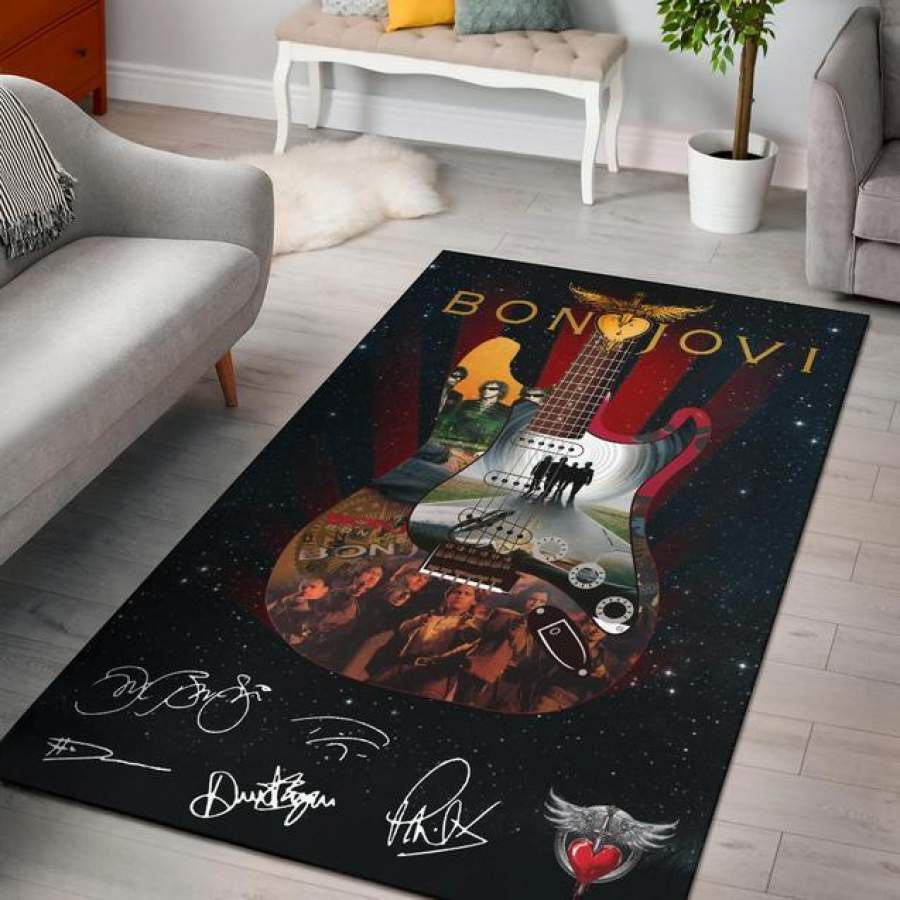 Bon Jovi Area Rug Bedroom Chussin | Home Decor Easily