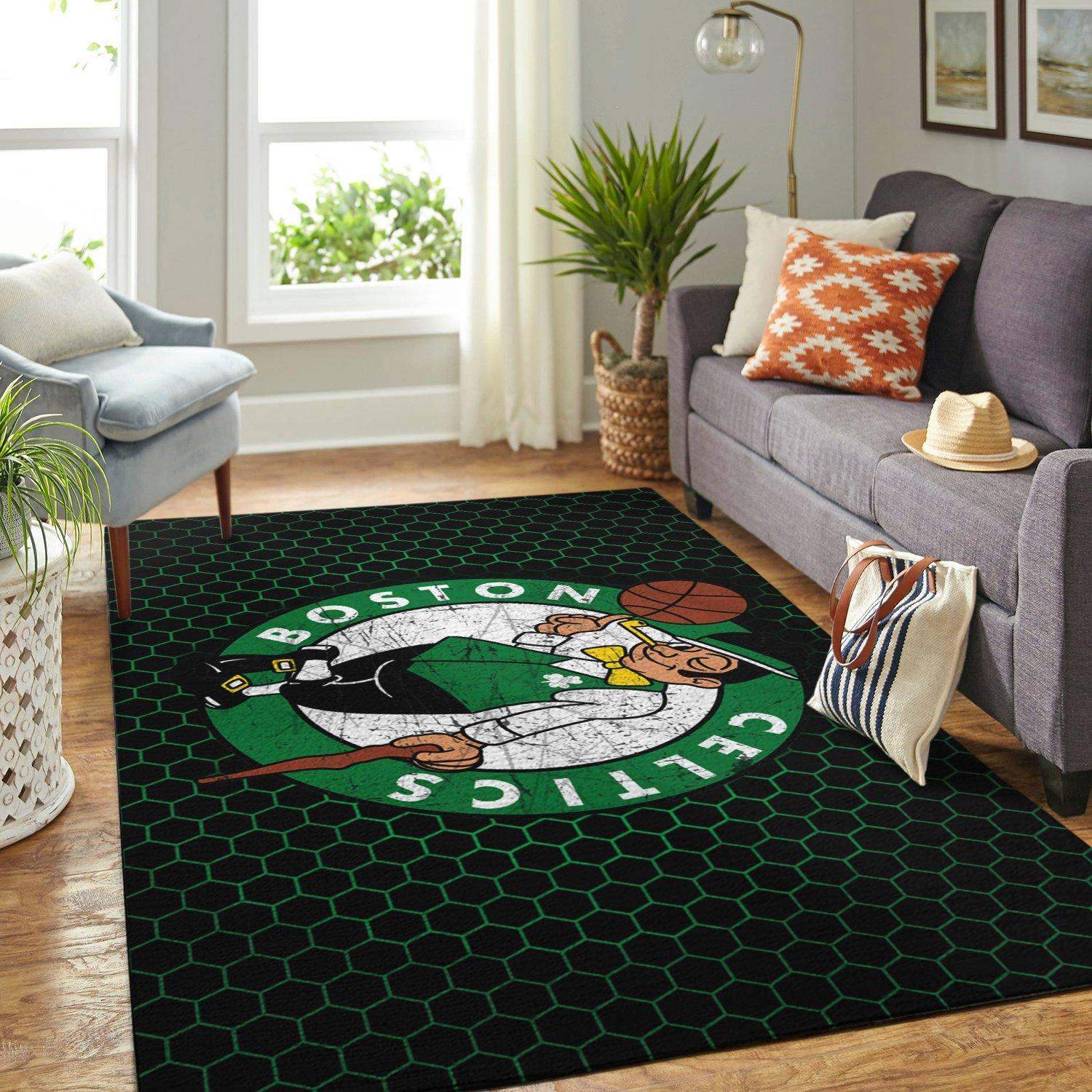 Boston Celtics Nba Area Limited Edition Rug -  Chussin | Home Decor Easily