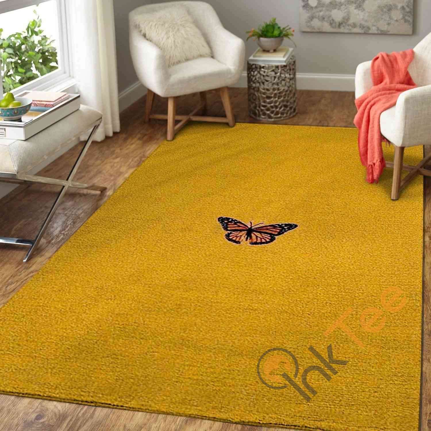 Butterfly Area Rug -  Chussin | Home Decor Easily