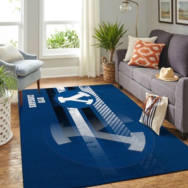 Byu Cougars Ncaa 1 Area Rug And Chussin | Home Decor Easily