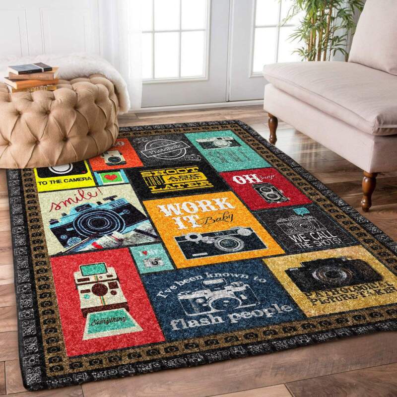 Camera Rug -  Chussin | Home Decor Easily