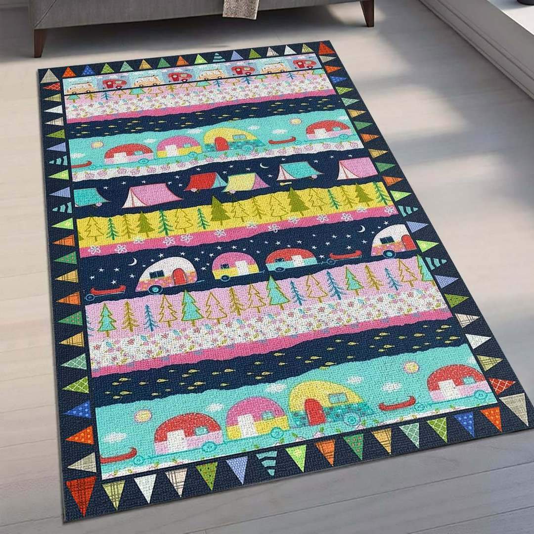 Camping Night Limited Edition Rug -  Chussin | Home Decor Easily