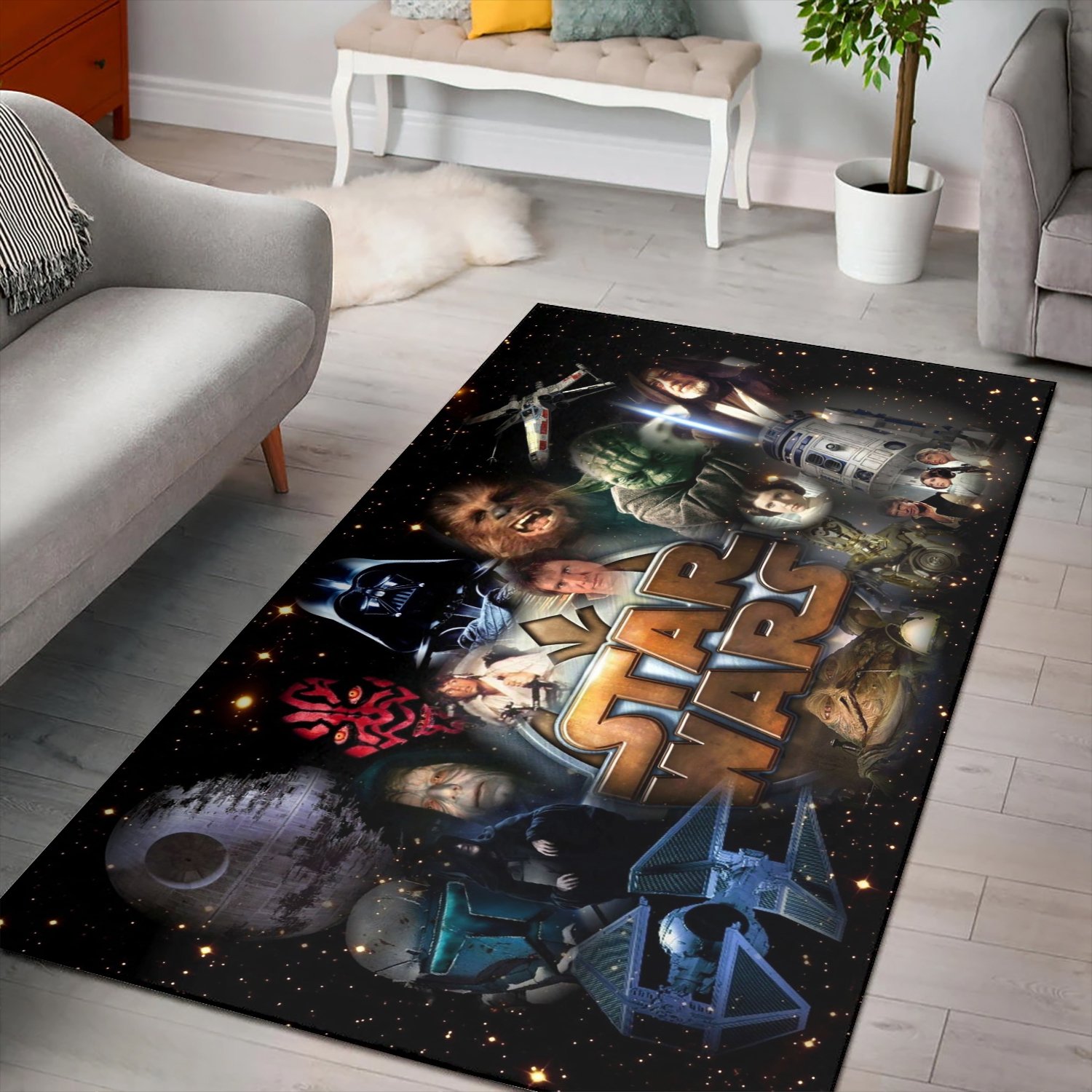 Characters Sci Fi Of Star Wars Rug – Custom Size And Printing - Chussin | Home Decor Easily