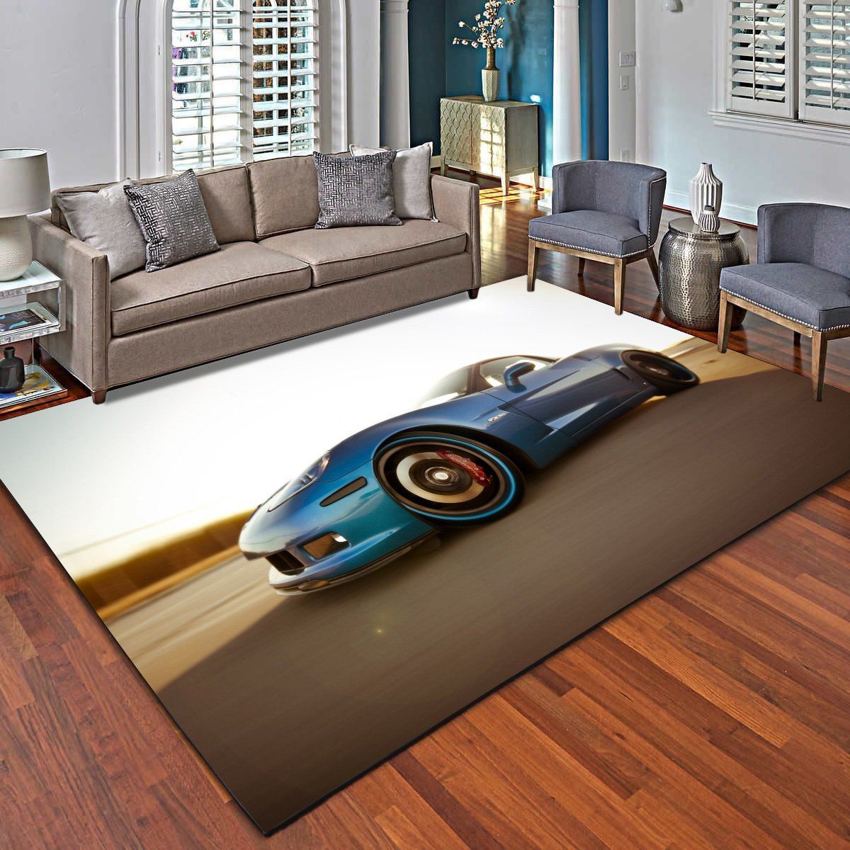 Cherrotlet Logo Rugs Supercar Bedroom Mat  Chussin | Home Decor Easily