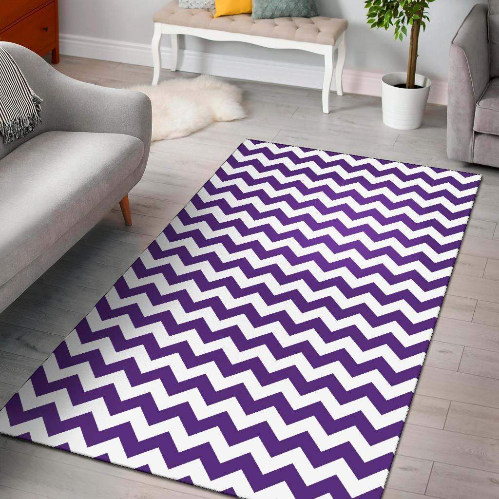 Chevron Purple Limited Edition Rug -  Chussin | Home Decor Easily