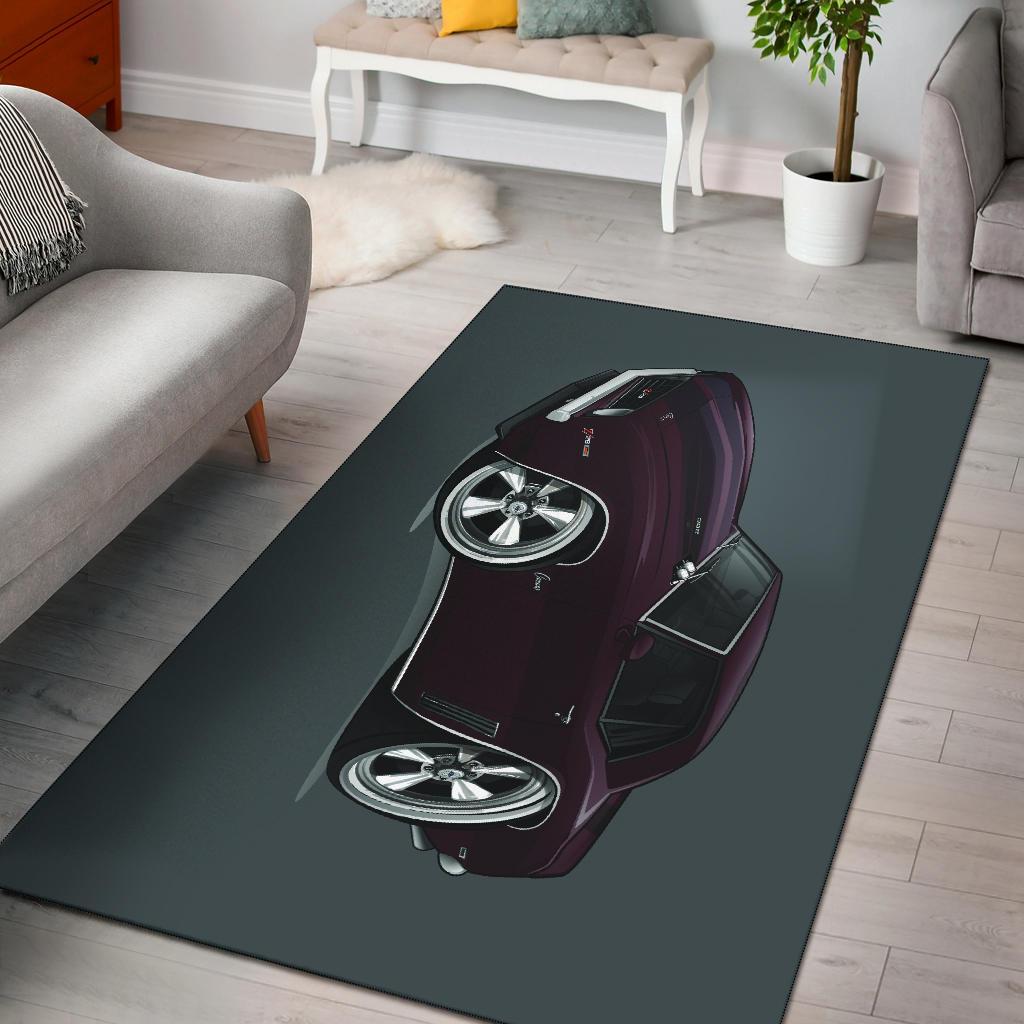 Chevy Camaro Muscle Car Art Area Rug -  Chussin | Home Decor Easily