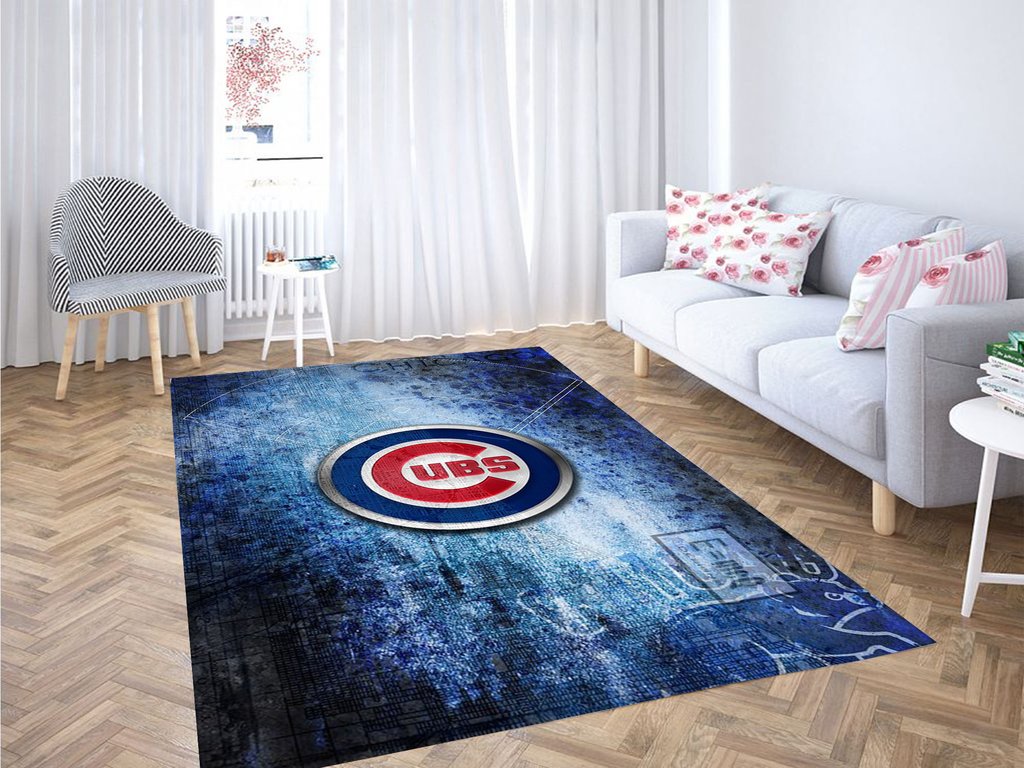 Chicago Cubs Living Room Modern Carpet Rug - Chussin | Home Decor Easily