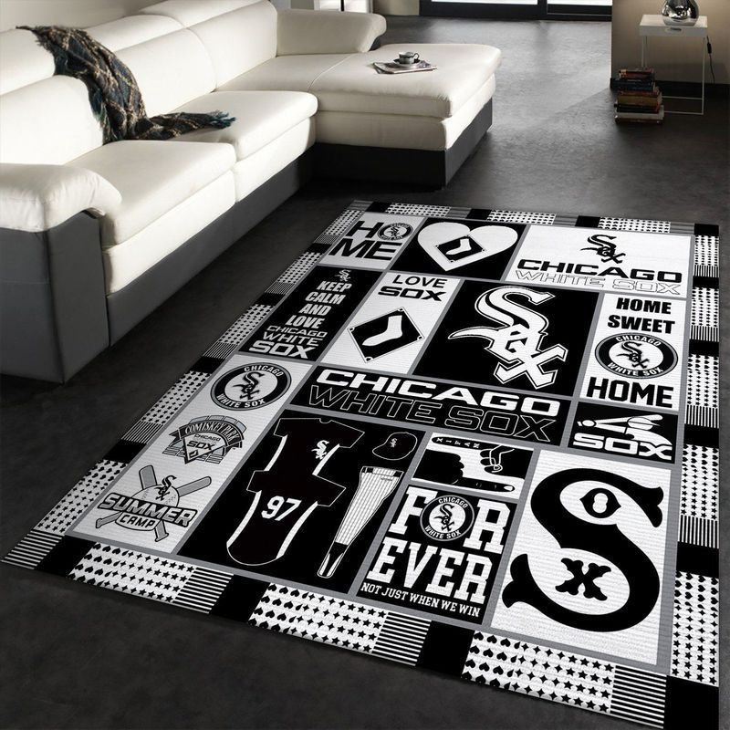 Chicago White Sox Mlb 12 Area Rug And Chussin | Home Decor Easily