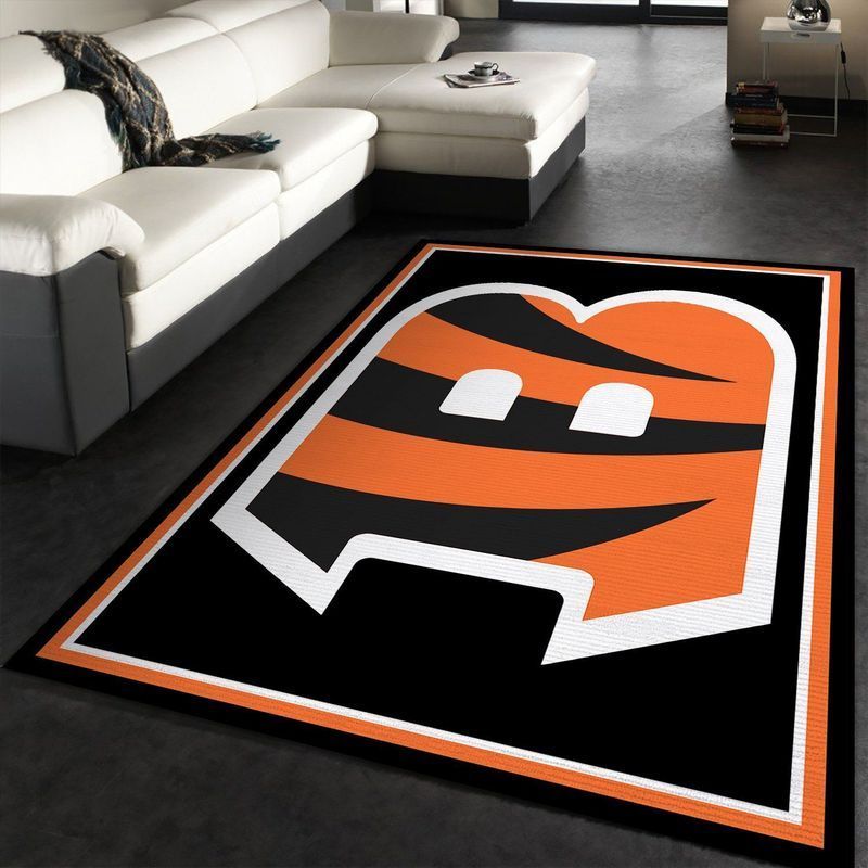 Cincinnati Bengals Banner Nfl 25 Area Rug And Chussin | Home Decor Easily