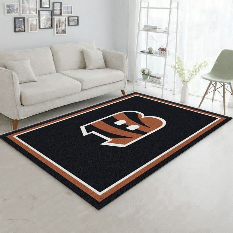 Cincinnati Bengals Banner Nfl 5 Area Rug And  Chussin | Home Decor Easily