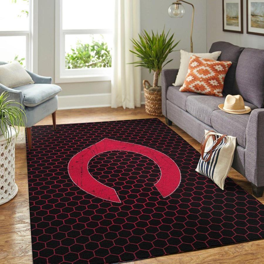 Cincinnati Reds Area Rug Mlb Baseball Team Logo V6651 Chussin | Home Decor Easily