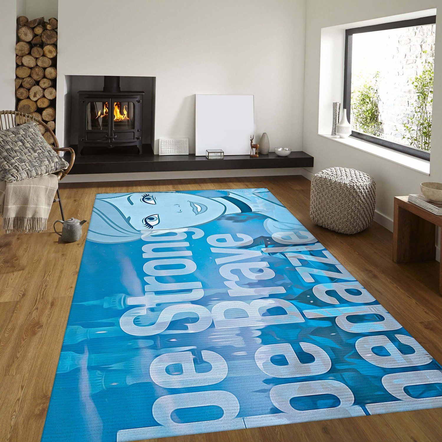 Cinderella Rug – Custom Size And Printing -  Chussin | Home Decor Easily