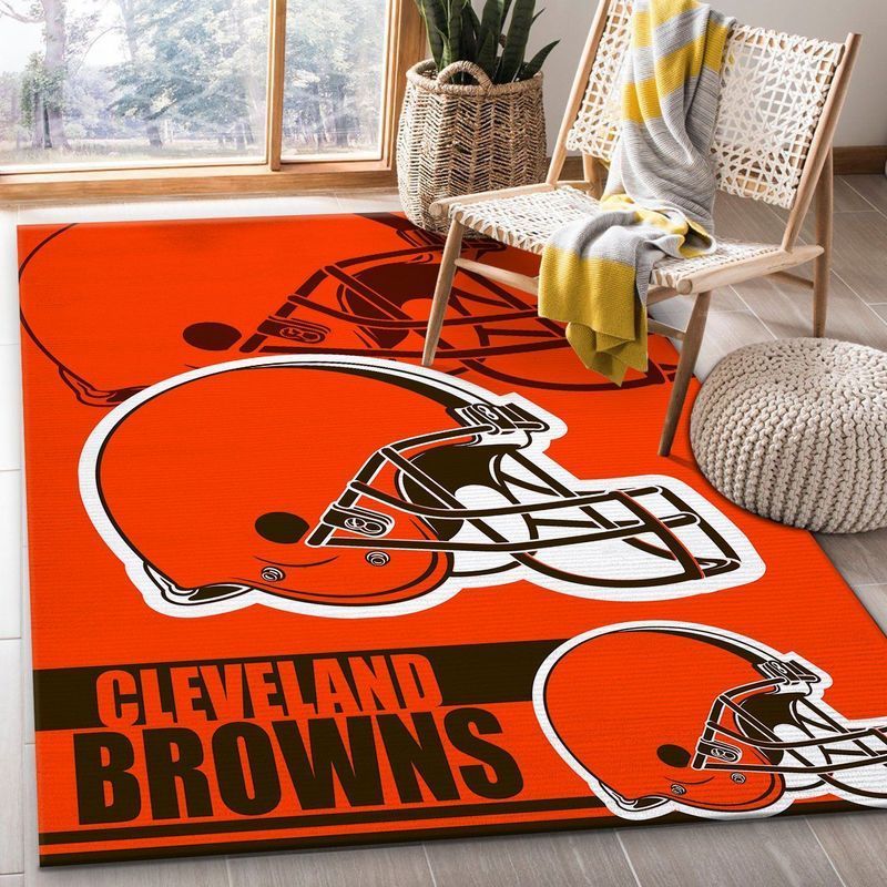 Cleveland Browns Nfl 21 Area Rug And Chussin | Home Decor Easily