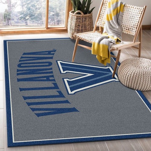 College Spirit Villanova Sport Area Rug Team Logo Family Gift U Chussin | Home Decor Easily