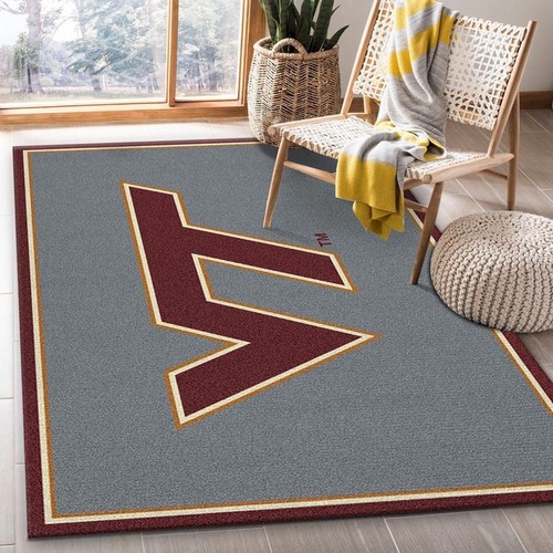 College Spirit Virginia Tech Sport Area Rug Team Logo Chussin | Home Decor Easily