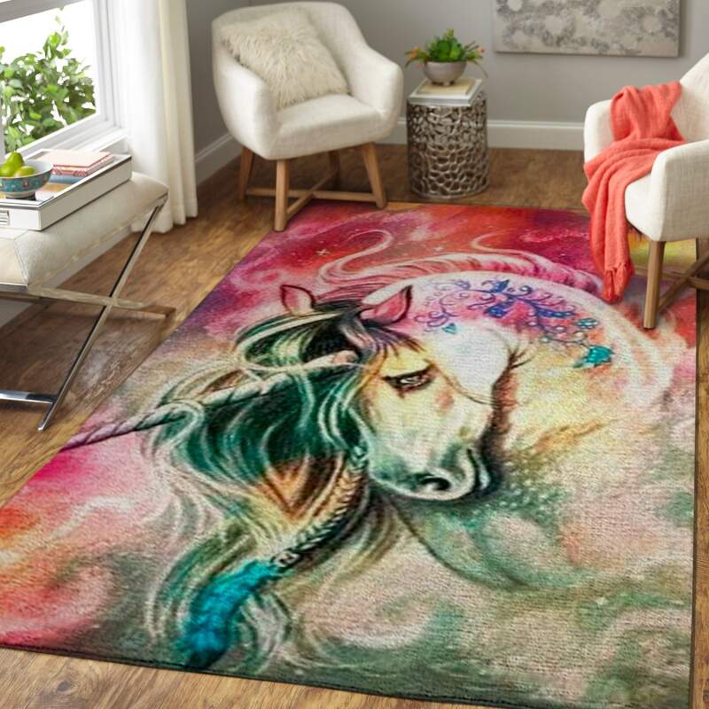 Colorful Unicorn Area Limited Edition Rug -  Chussin | Home Decor Easily