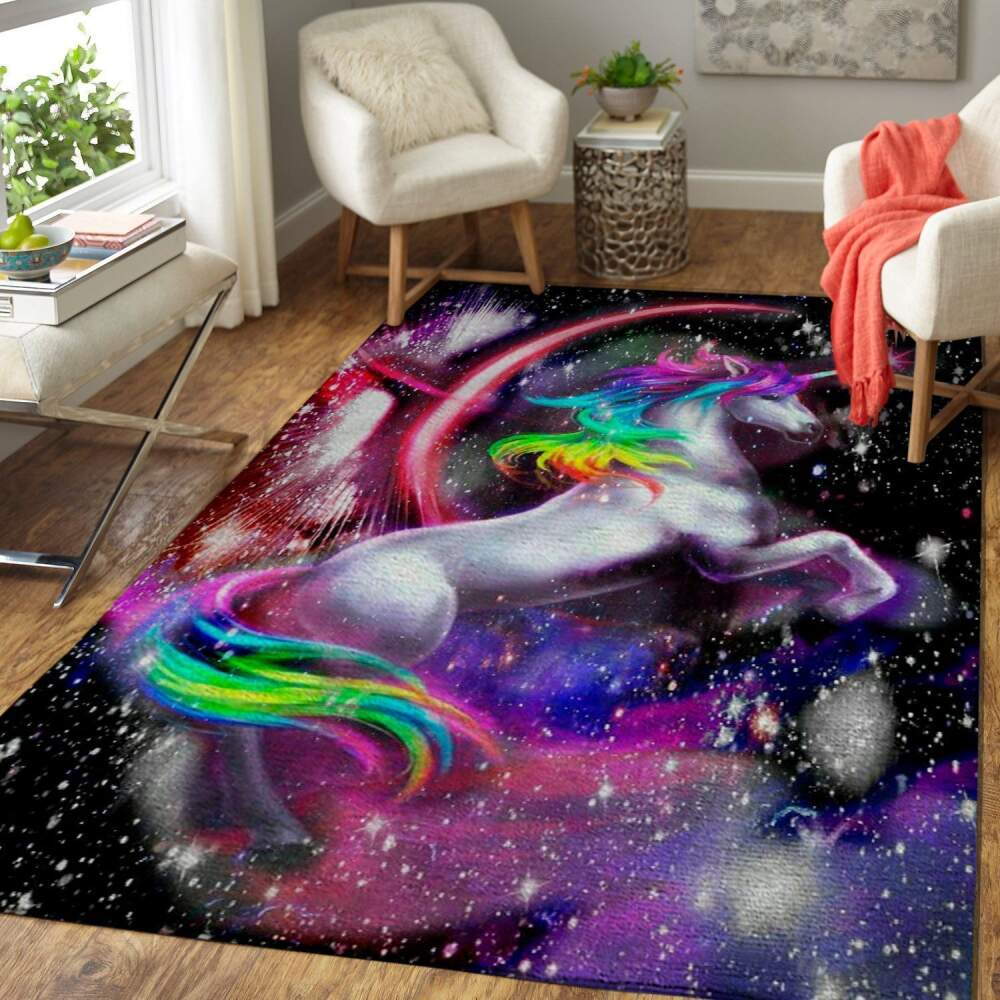 Colorful Unicorn Area Rug 1910163 Ofd Area  Chussin | Home Decor Easily