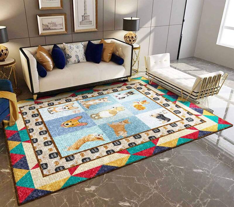 Corgi Dog Limited Edition Rug -  Chussin | Home Decor Easily