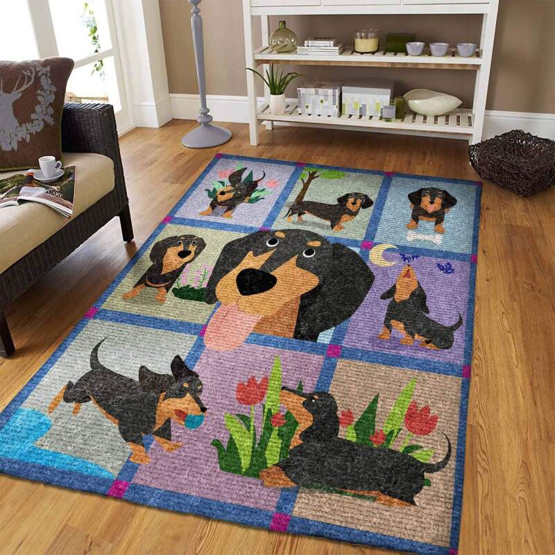 Dachshund Limited Edition Rug -  Chussin | Home Decor Easily