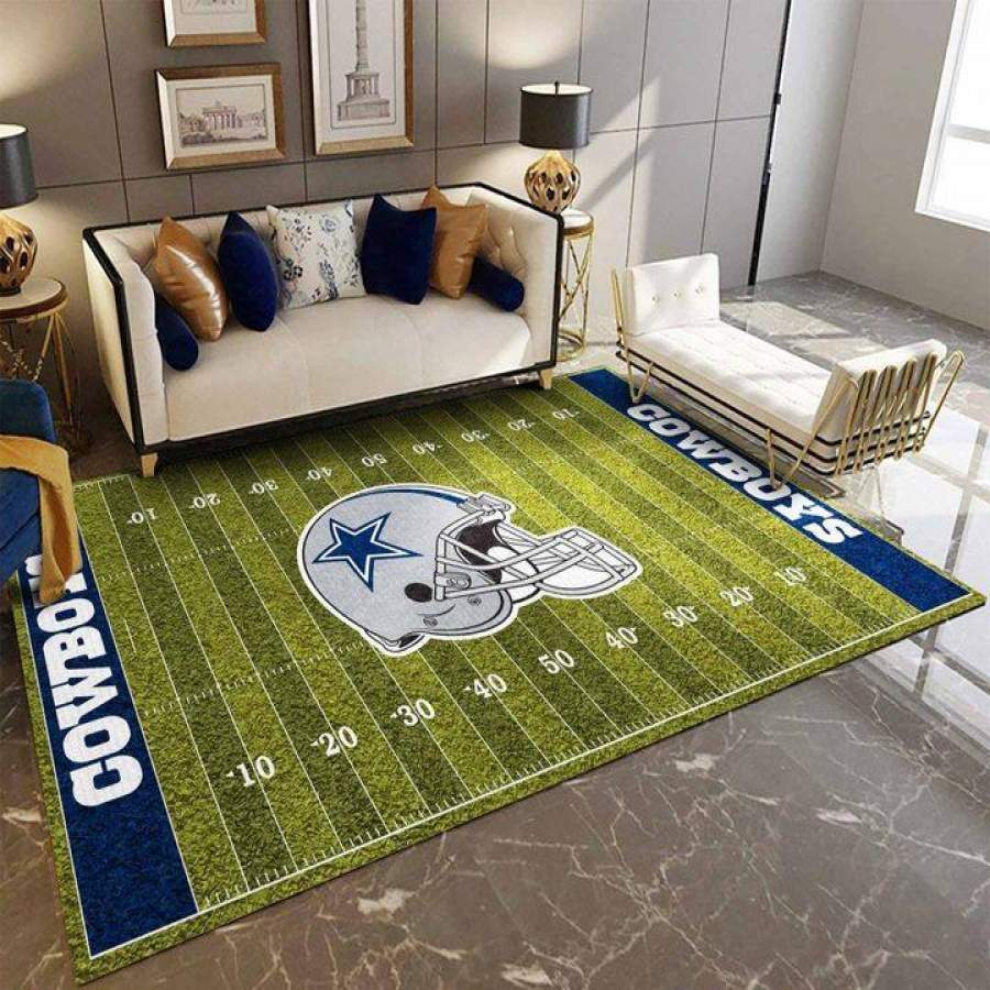 Dallas Cowboys Area Rug Nfl Football Rb7A8E7E8220 Chussin | Home Decor Easily