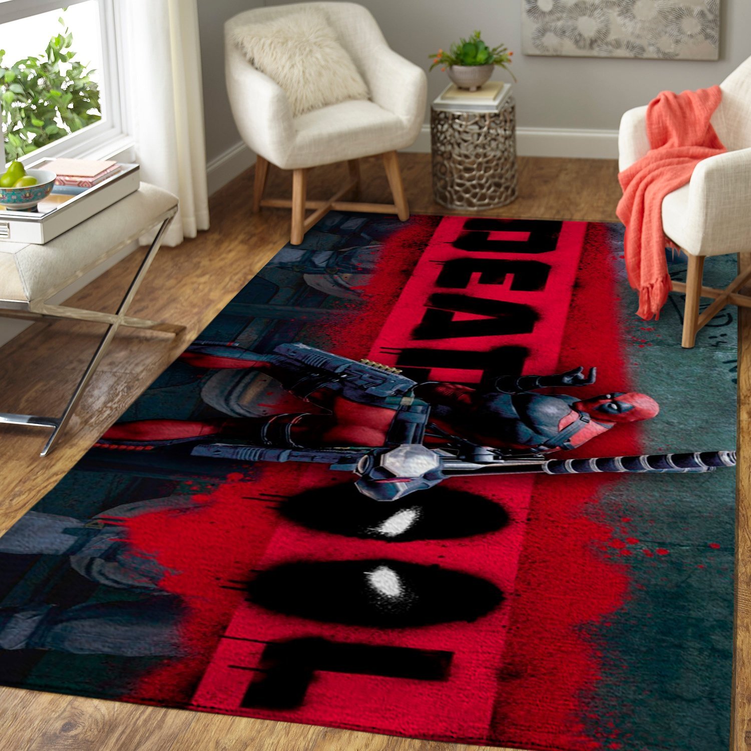 Deadpool Area Limited Edition Rug - Chussin | Home Decor Easily