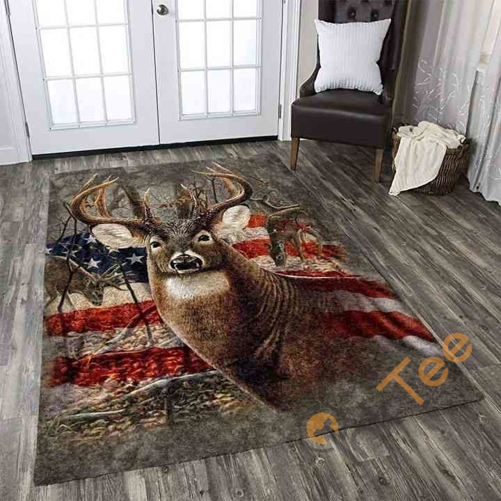 Deer Hunting Area Rug -  Chussin | Home Decor Easily