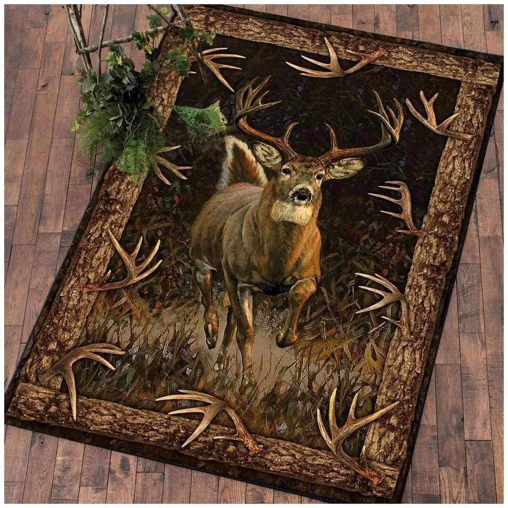 Deer Limited Edition Rug -  Chussin | Home Decor Easily