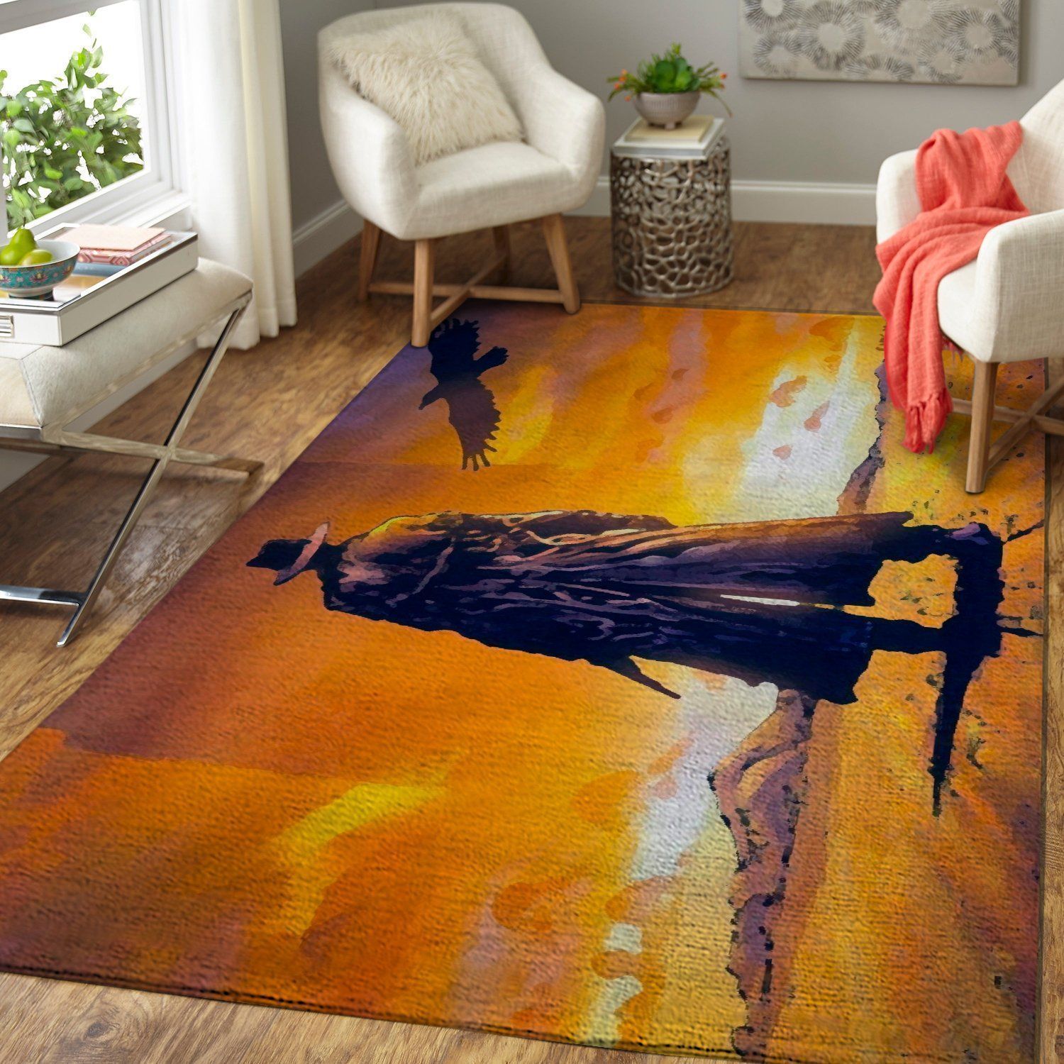 Destiny Area Rug Hunter Gunslinger Gaming Gamer Regtangle V11138  Chussin | Home Decor Easily