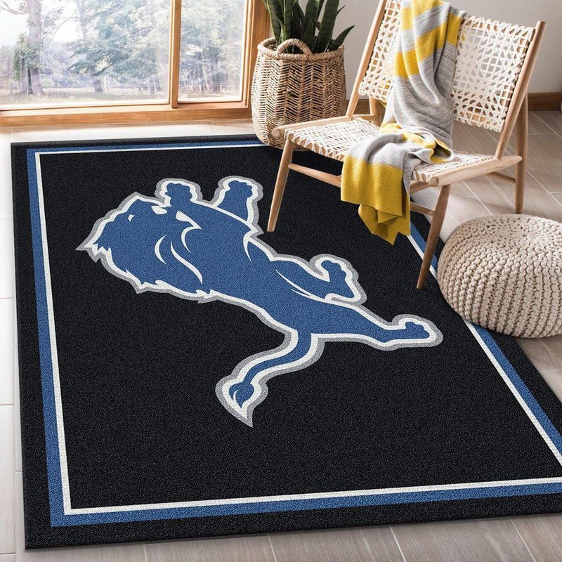 Detroit Lions Football Nfl 22 Area Rug And | Home Decor Easily