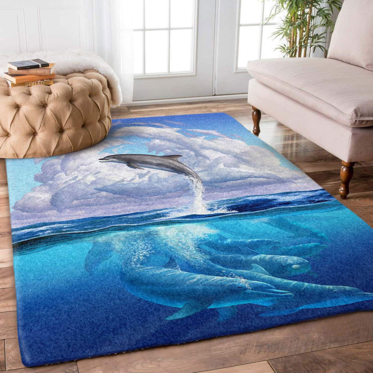Dolphin Limited Edition Rug -  Chussin | Home Decor Easily