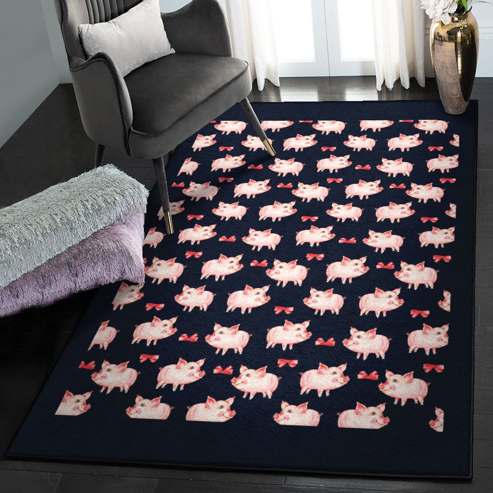 Domestic Pig s For , Cute Pig Rug  Chussin | Home Decor Easily