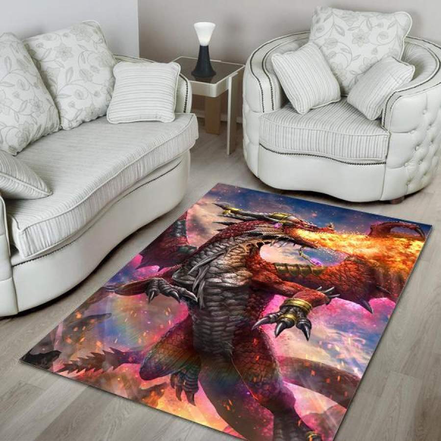 Dragon Area Rug 01948 Bedroom  Chussin | Home Decor Easily