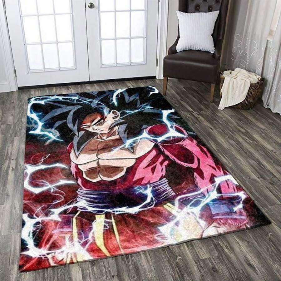 Dragon Ball Area Rug Son Goku Movie D301014  Chussin | Home Decor Easily