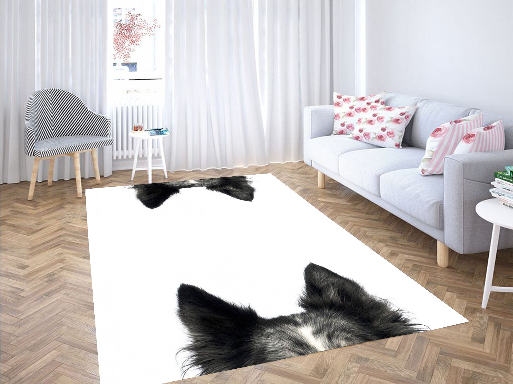 Ear Dog Carpet Rug -  Chussin | Home Decor Easily