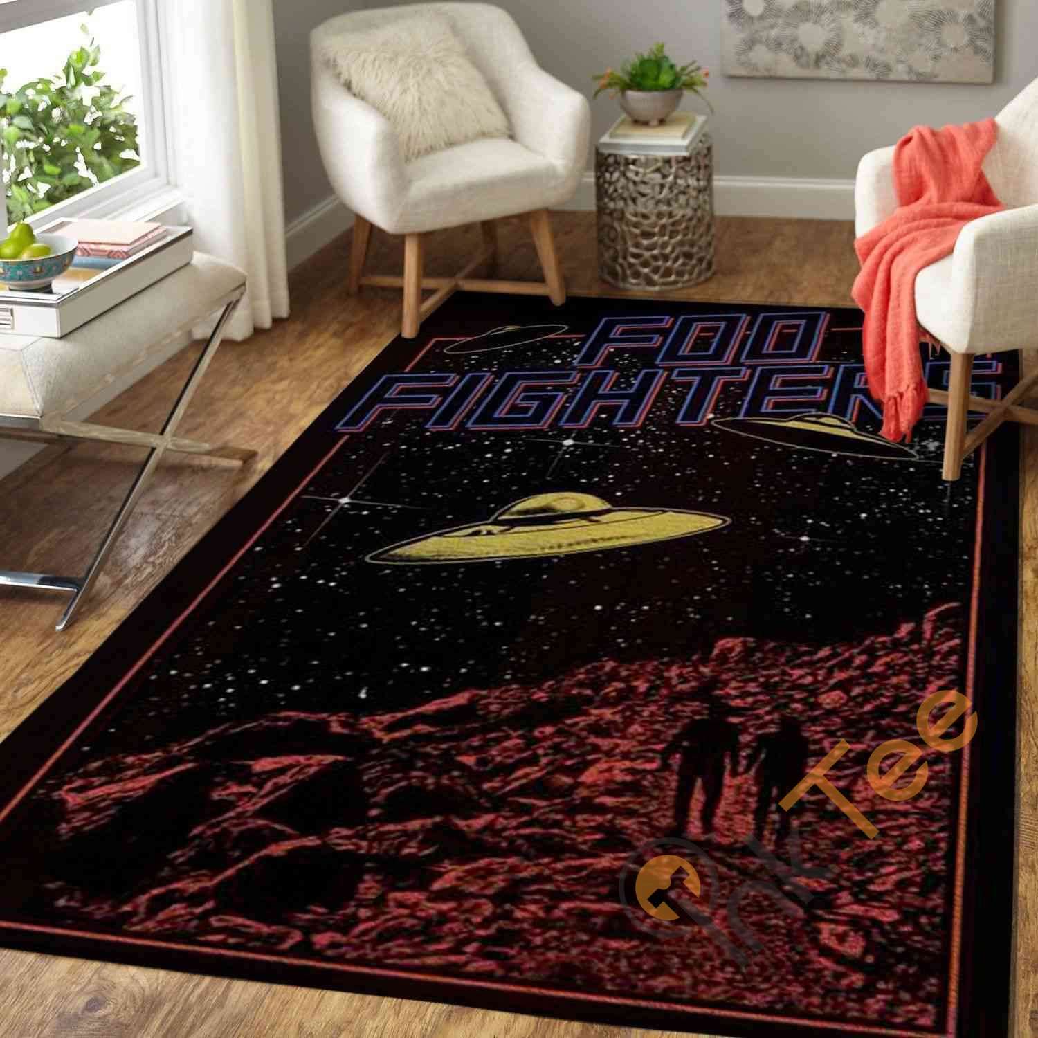 Foo Fighters Area Rug -  Chussin | Home Decor Easily