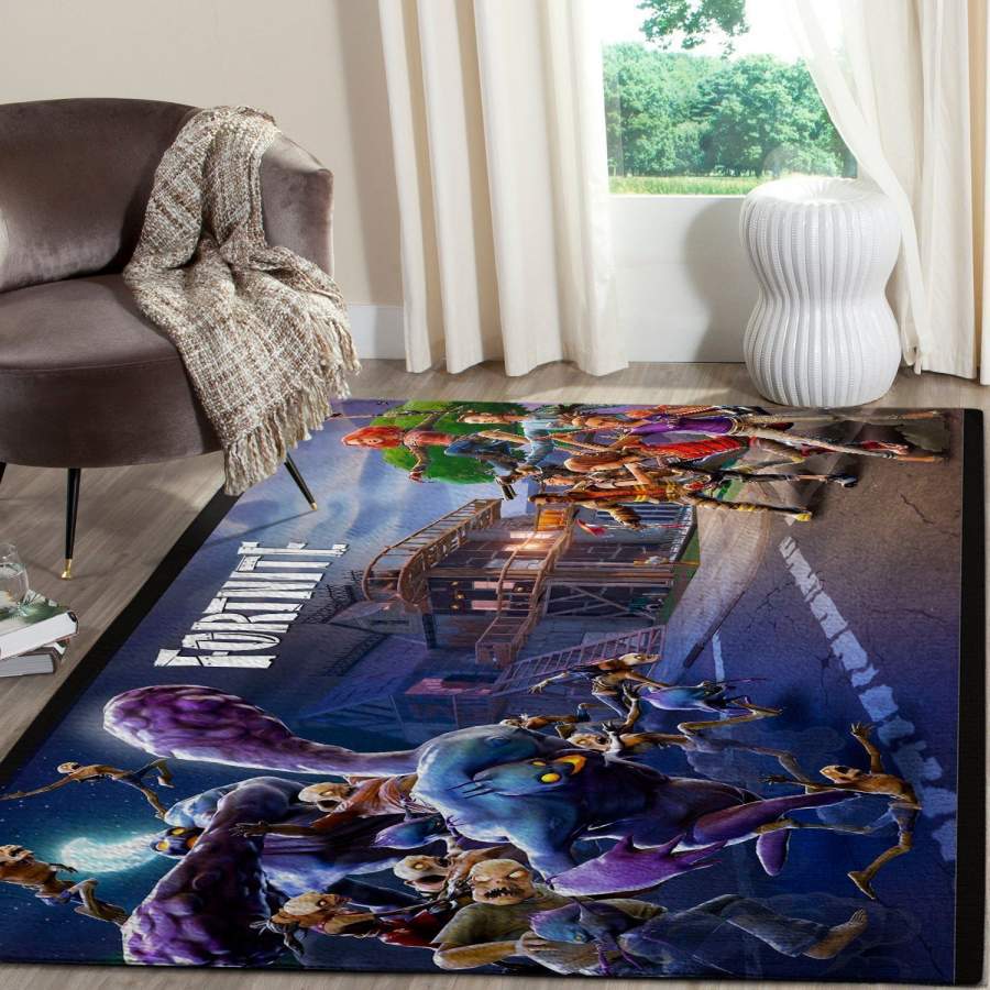 Fortnite Area Rug Video Game Gfd 02111  Chussin | Home Decor Easily