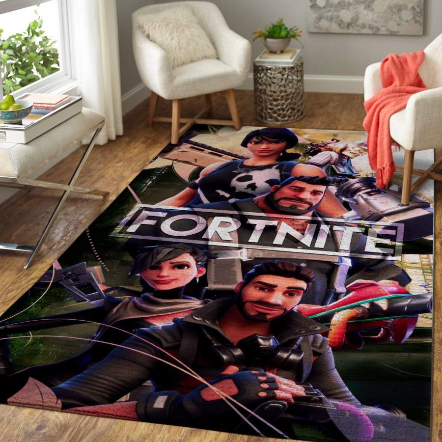 Fortnite Area Rug Video Game Gfd F251013  Chussin | Home Decor Easily